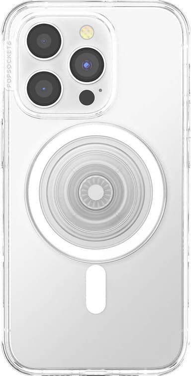 Popsockets PopGrip MagSafe puhelinpidike (läpinäkyvä)