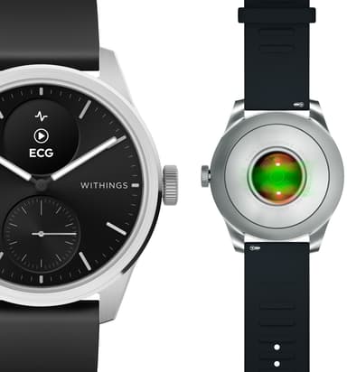 Withings ScanWatch 2 hybridiälykello 42 mm (musta)