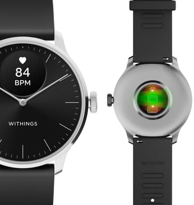 Withings ScanWatch Light hybridiälykello 37 mm (musta)