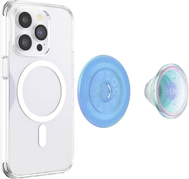 Popsockets PopGrip MagSafe puhelinpidike (opaalinsininen)