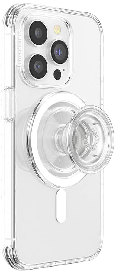 Popsockets PopGrip MagSafe puhelinpidike (läpinäkyvä)