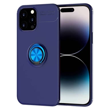 Slim Ring kuori Apple iPhone 15 Pro - Sininen