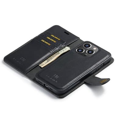 Lompakkokotelo DG-Ming 2i1 Apple iPhone 15 Pro - Musta
