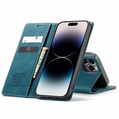 CaseMe Smart Magnet FlipCase Apple iPhone 15 Pro Max - Sininen
