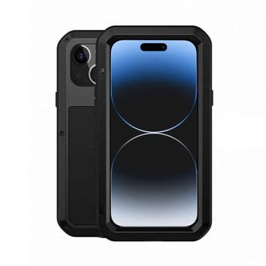LOVE MEI Powerful kuroi Apple iPhone 15 Plus - Musta
