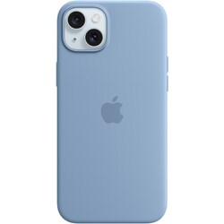 iPhone 15 Plus Silicone MagSafe suojakuori (talvensininen)