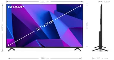 Sharp 70” FN7EA 4K LED TV (2022)