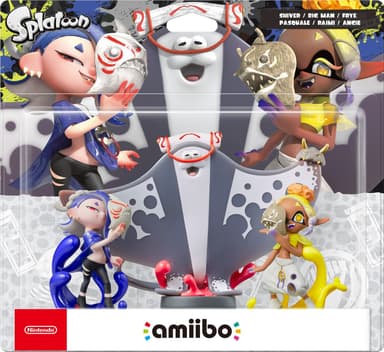 Nintendo Amiibo hahmo - Splatoon - Shiver, Big Man, Frye