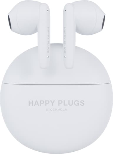 Happy Plugs Joy Lite täysin langattomat in-ear kuulokkeet (valkoinen)