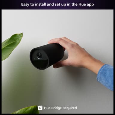 Philips Hue turvakamera (akkukäyttöinen/musta)