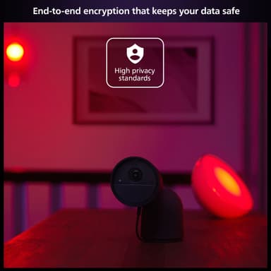 Philips Hue turvakamera (pöytämalli/musta)