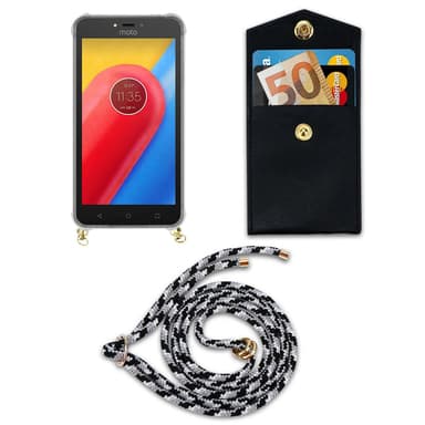 Motorola MOTO C PLUS Suojakuori Kotelo (harmaa)