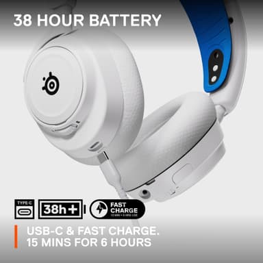 SteelSeries Arctis Nova 7P langattomat pelikuulokkeet (valkoinen)