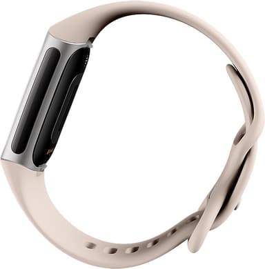 Fitbit Charge 6 aktiivisuusranneke (hopea/beige)