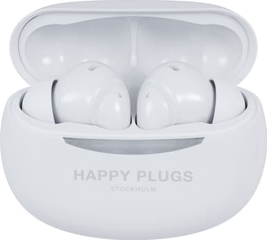 Happy Plugs Joy Pro täysin langattomat in-ear kuulokkeet (valkoinen)
