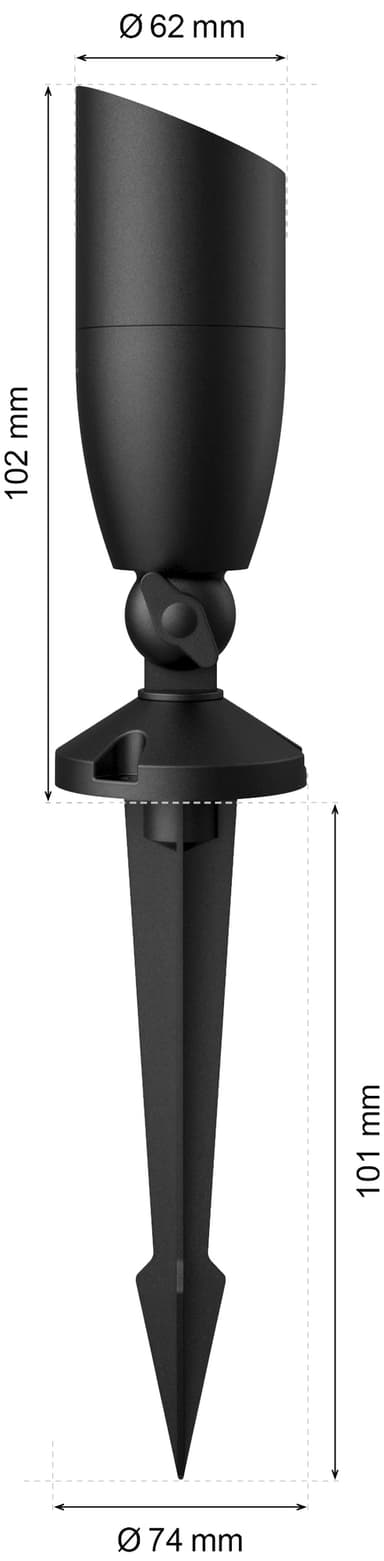 WiZ Connected spottivalaisin ulkokäyttöön 4 W IP65