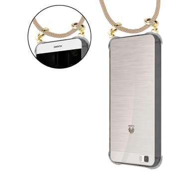 Huawei P8 LITE 2015 Suojakuori Kotelo (Ruskea)