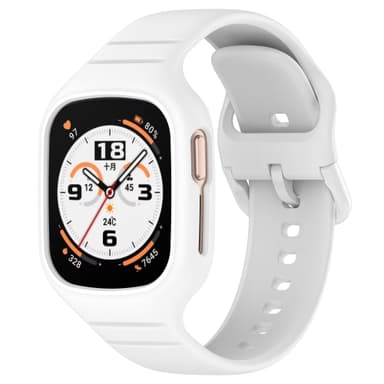 TPU-kellonhihna, joka on yhteensopiva Honor Watch 4:n (TMA-L19) kanssa Valkoinen