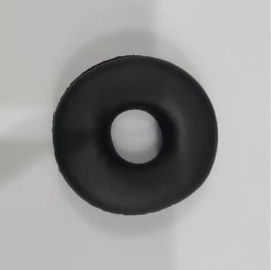 1 pari PU-proteiininahkaisia korvatyynyjä Logitech H600/H390:lle Musta