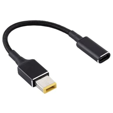 PD 100W 18.5-20V Square Pin USB Tyyppi-C Sovittimelle Lenovo