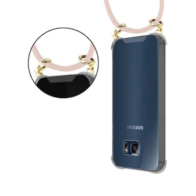 Samsung Galaxy S6 EDGE Suojakuori Kotelo (Pinkki)