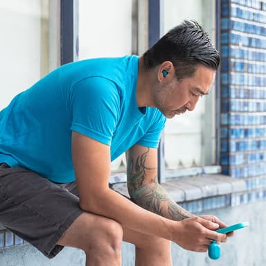 JLab Jbuds Mini täysin langattomat in-ear kuulokkeet (aqua)