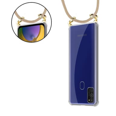 Samsung Galaxy M21 / M30s Suojakuori Kotelo (Ruskea)