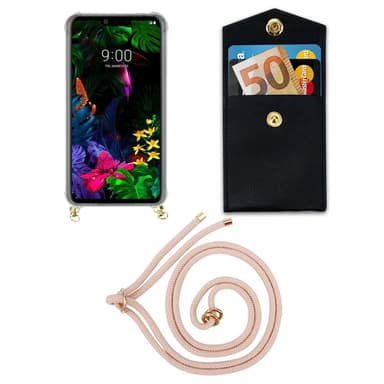 LG G8 ThinQ Suojakuori Kotelo (Vaaleanpunainen)