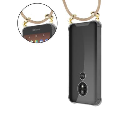 Motorola MOTO E5 / G6 PLAY Suojakuori Kotelo (Ruskea)