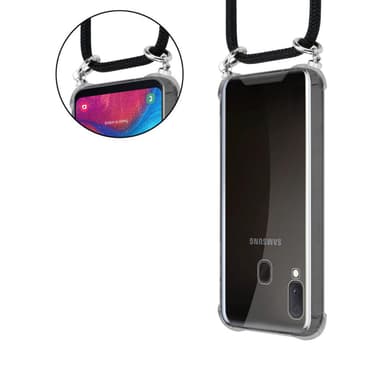 Samsung Galaxy A10e / A20e Suojakuori Kotelo (Musta)