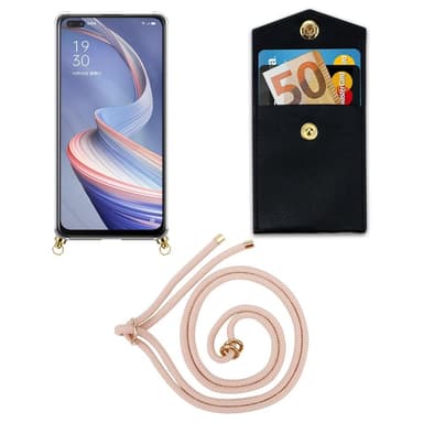 Oppo A92s Suojakuori Kotelo (Vaaleanpunainen)