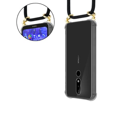 Nokia 5.1 PLUS / X5 Suojakuori Kotelo (Musta)