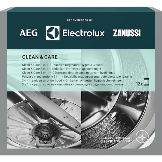 Electrolux Clean&Care 3 in 1 puhdistusaine 12kpl