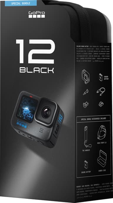 GoPro Hero 12 Black actionkamera + tarvikepakkaus