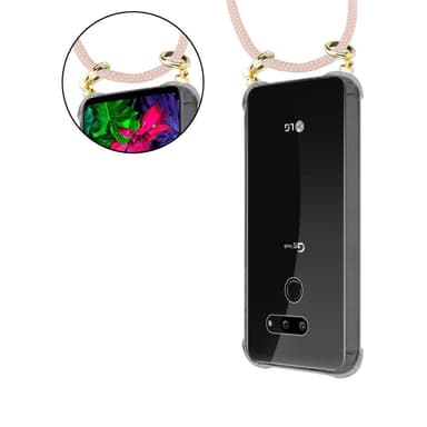 LG G8 ThinQ Suojakuori Kotelo (Vaaleanpunainen)