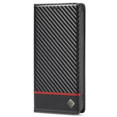 LC.IMEEKE Lompakkokotelo iPhone 15 Pro Max - Musta