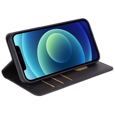 Lompakkoteline puhelimen kotelo iPhone 15 Plus kännykkäsuojukselle - musta