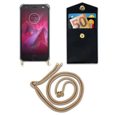 Motorola MOTO Z2 Suojakuori Kotelo (Ruskea)