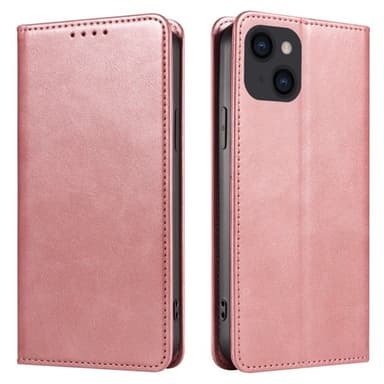 Lompakkoteline puhelimen kotelo iPhone 15 kännykkäsuojukselle - ruusukulta