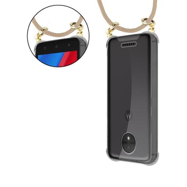 Motorola MOTO C Suojakuori Kotelo (Ruskea)