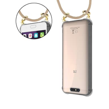 ZTE Blade V8 Suojakuori Kotelo (Ruskea)