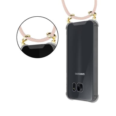 Samsung Galaxy S7 EDGE Suojakuori Kotelo (Pinkki)