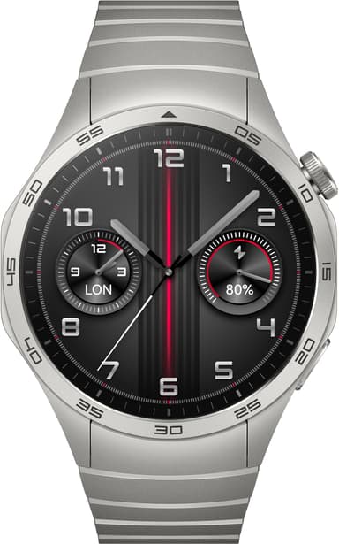 Huawei Watch GT 4 urheilukello 46 mm (ruostumaton teräs)