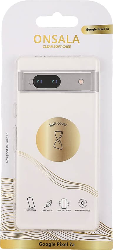 Onsala Google Pixel 7a kirkas suojakuori (läpinäkyvä)