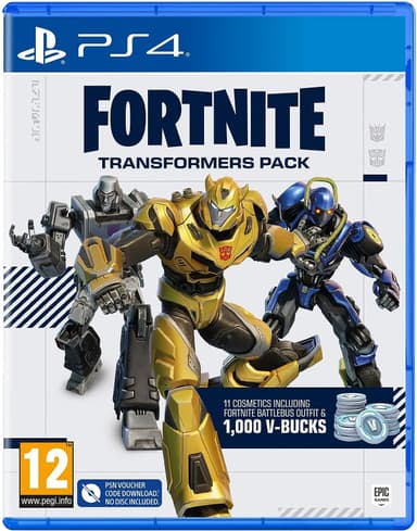 Fortnite: Transformers Pack lisäsisältö (PS4)