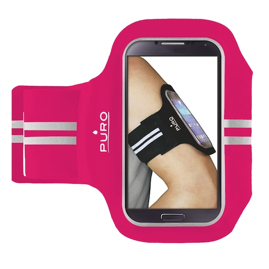 Puro Universal älypuhelimen käsivarsikotelo (pinkki)