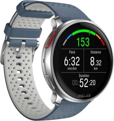 Polar Vantage V3 urheilukello 47 mm (teräs/sininen)
