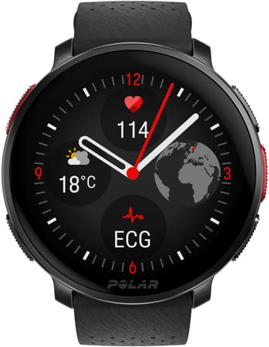 Polar Vantage V3 urheilukello 47 mm (musta)