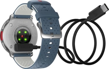 Polar Vantage V3 urheilukello 47 mm (teräs/sininen)