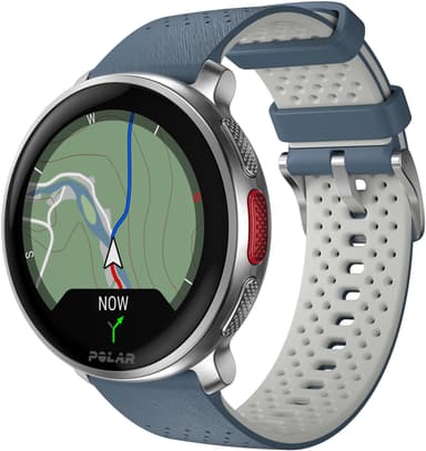 Polar Vantage V3 urheilukello 47 mm (teräs/sininen)